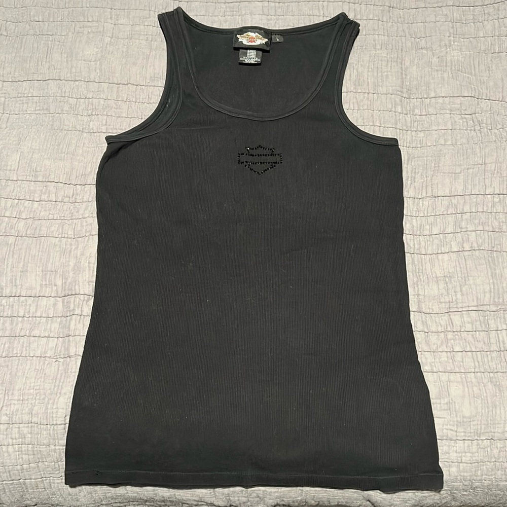 Women’s black Harley Davidson tank top